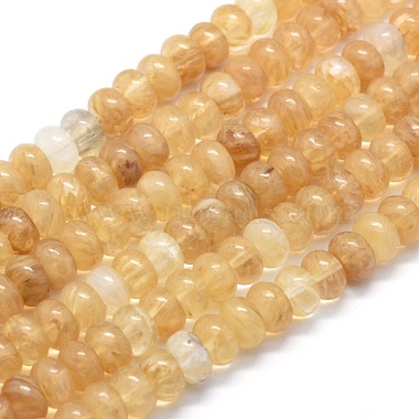 8mm Goldenrod Abacus Other Watermelon Stone Glass Beads