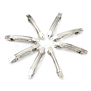 Iron Hair Barrette Findings, French Hair Clip Findings, Platinum Color, about 78mm long, 9mm wide(X-PJH1018Y)