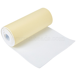 Adhesive EVA Foam Sheets, For Art Supplies, Paper Scrapbooking, Cosplay, Halloween, Foamie Crafts, White, 305x5mm, 2m/roll(AJEW-WH0109-95B-02)