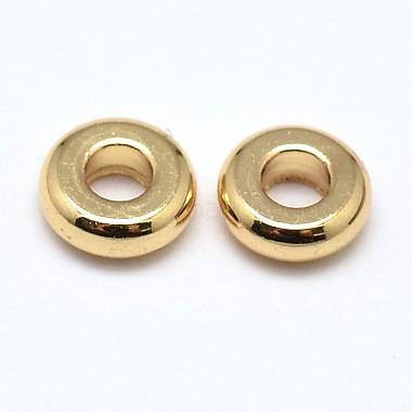 Brass Flat Round Spacer Beads(X-KK-M085-A-12G-NR)-2