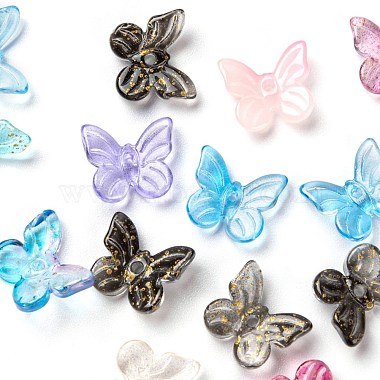 300Pcs Transparent Spray Painted Glass Charms(X1-GLAA-LS0001-02)-4