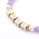 bracelets de perles extensibles en acrylique pour la saint valentin(BJEW-JB06110)-3