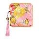 pochettes à fermeture éclair de rangement de bijoux en tissu floral de style chinois(AJEW-D063-01F)-3