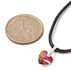 Glass Heart Pendant Necklaces(NJEW-JN04476-01)-4