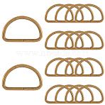 20Pcs Iron D Rings, Bag Buckles, Antique Bronze, 45.5x29x4mm, Inner Diameter: 38x22mm(IFIN-SP0001-21B-AB)