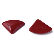 Opaque Acrylic Cabochons, Triangle, Dark Red, 19.5x28x5mm, about 354pcs/500g(MACR-S373-144-A01)