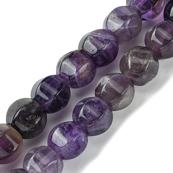 Natural Amethyst Beads Strands, Faceted, Round, 10mm, Hole: 1.3mm, about 40pcs/strand, 16.14~16.22''(41~41.2cm)