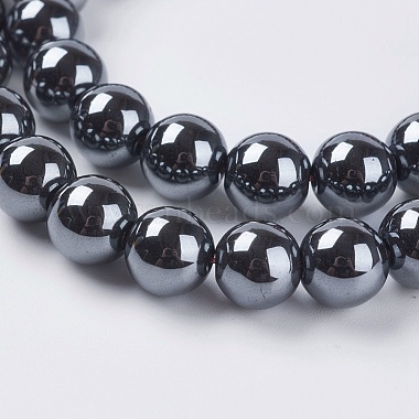 Non-Magnetic Synthetic Hematite Beads Strands(G-H1071-1)-3