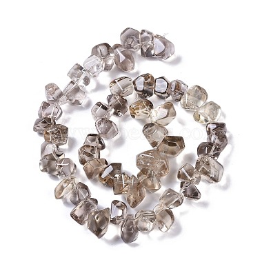 Natural Smoky Quartz Beads Strands(G-B072-D01-01)-3