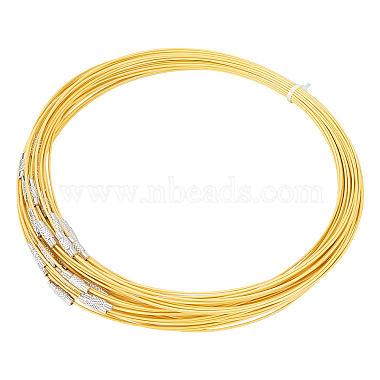1mm Yellow Stainless Steel Necklaces