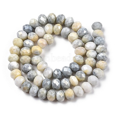 Faceted Electroplated Glass Beads Strands(GLAA-C023-02-B04)-2