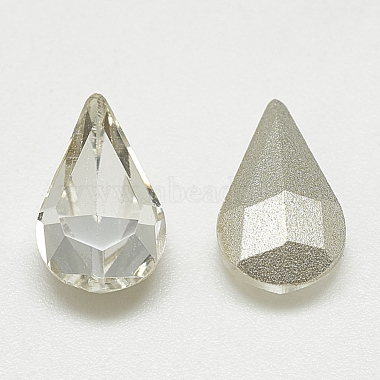 Cabujones de cristal con rhinestone(RGLA-T082-6x10mm-01)-2