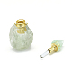 Natural Fluorite Openable Perfume Bottle Pendants(G-E556-19C)-3