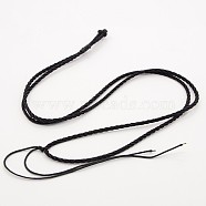 Nylon Cord Necklace Making, Black, 24.4 inch(NJEW-P001-010)