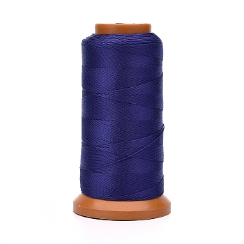 Polyester Threads, for Jewelry Making, Midnight Blue, 0.7mm, about 437.44 yards(400m)/roll