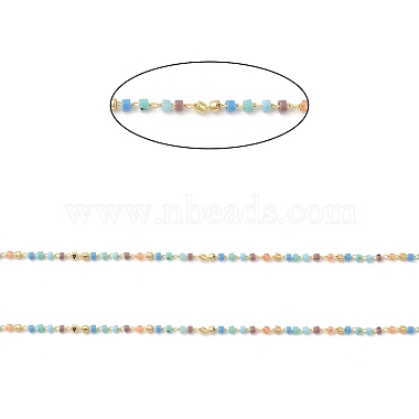 chaînes de perles de colonne de verre(CHC-F017-02)-2