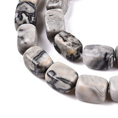 Natural Map Stone Beads Strands(G-T138-98)-3