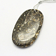 Natural Fossil Pendants(G-G694-A-07)-2