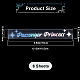 PVC Passenger Princess Self Adhesive Car Stickers(STIC-WH0013-11A)-2