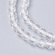 Natural Quartz Crystal Beads Strands(X-G-D166-A-3mm)-1