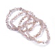 Natural Rutilated Quartz Bead Stretch Bracelets(BJEW-K213-20)-1