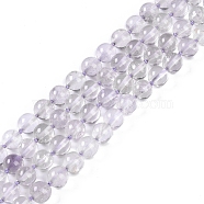 Natural Amethyst Beads Beads Strands, Round, 8mm, Hole: 1mm, about 46pcs/strand, 16.14''(41cm)(G-Q164-G05-01)