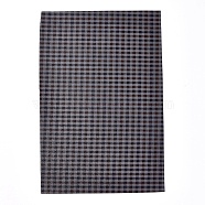 Imitation Leather Fabric Sheets, for Garment Accessories, Black, 30x20x0.05cm(DIY-D025-E14)