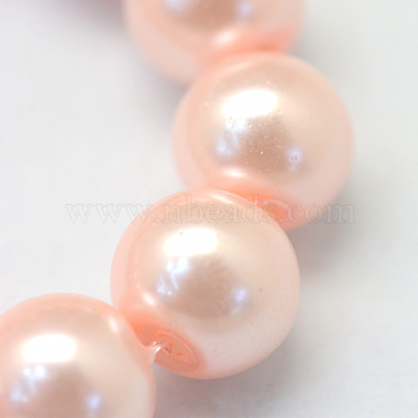 Baking Painted Pearlized Glass Pearl Round Bead Strands(HY-Q003-6mm-05)-3