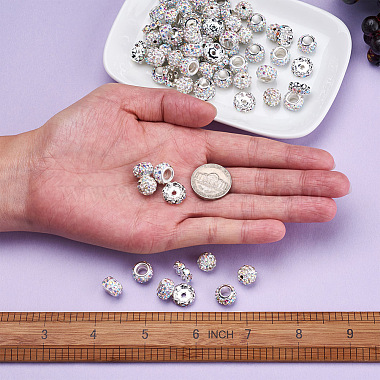 Cheriswelry 100pcs 4 styles pavé de perles de boule disco(RB-CW0001-01)-5