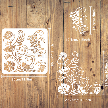 PET Hollow Out Drawing Painting Stencils(DIY-WH0391-0599)-2