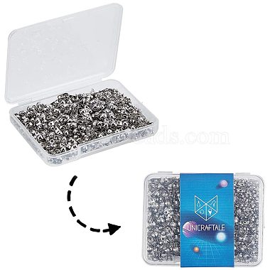 304 Stainless Steel Smooth Surface Bead Tips(STAS-UN0001-91P)-8