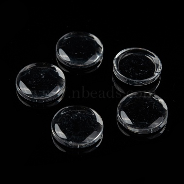18MM Double-side Flat Round Transparent Glass Cabochons for Photo Craft Jewelry Making(X-GGLA-S601-1)-6