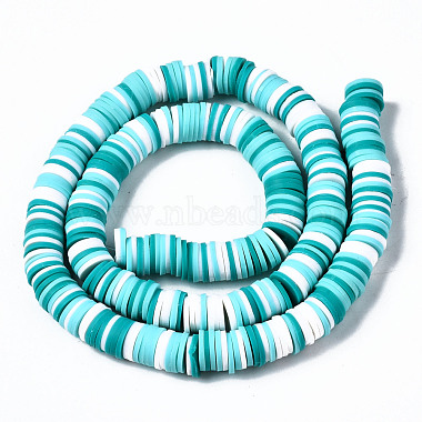 Handmade Polymer Clay Beads Strands(CLAY-R089-8mm-085)-3