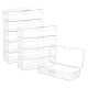 10Pcs Transparent Plastic Storage Boxes(CON-BC0007-78A)-1