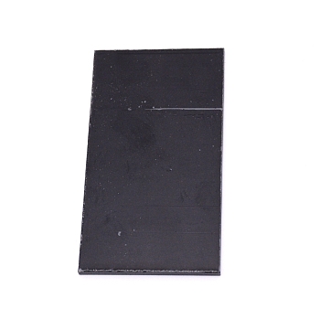 Acrylic Board, Rectangle, Black, 89.5x49.5x3mm