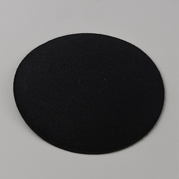 EVA Cloth Round Fascinator Hat Base for Millinery Magic, Black, 110x3mm