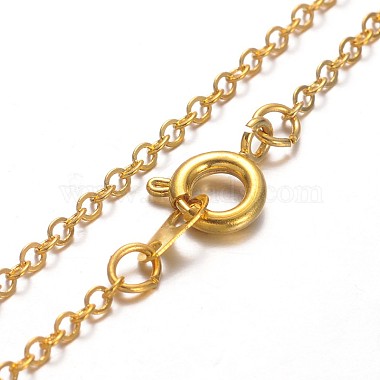 Golden Tone Natural Agate Pendant Necklaces(NJEW-JN01186)-4