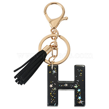 1Pc Resin Letter Keychains(KEYC-TADJ0001-09H)-1