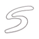 304 Stainless Steel Curb Chains Necklace for Men Women(NJEW-JN03846-03)-1