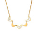 ожерелья-цепочки в форме сердца(AN4728-2)-1