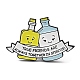 Bottle & Word True Friend Are Always Together in Spirits Enamel Pins(JEWB-P020-B01)-1