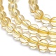Chapelets de perles de citrine naturelle(G-K305-31-E)-3
