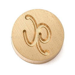 Golden Tone Brass Letter Stamps, with Black Wooden Handles, for DIY Wax Seal Stamps, Letter X, 79.5x12x12mm(KK-R005-01X)