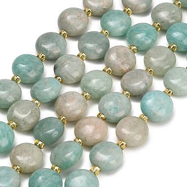 Natural Amazonite Beads Strands(G-H005-B13-01)-2
