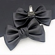 Leather Bowknot Shoe Decorations(AJEW-WH0323-23B)-1