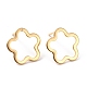 201 Stainless Steel Flower Stud Earring with 316 Stainless Steel Pin for Women(STAS-K241-18G)-1