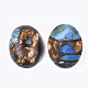 Assembled Synthetic Imperial Jasper and Bronzite  Cabochons(G-S329-080C)-2