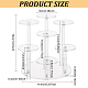 7-Tier Round Transparent Acrylic Display Stand Risers(ODIS-WH0026-04)-2