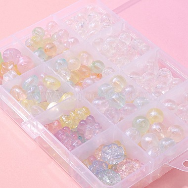 8 Style Transparent Acrylic Beads(MACR-FS0001-30)-8