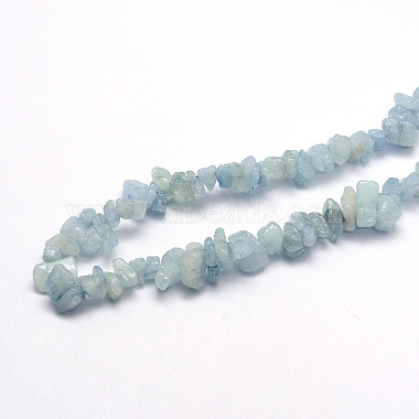 Natural Aquamarine Beads Strands(G-O049-B-21)-3